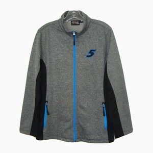 Chase Authentics NASCAR Kasey Kahne #5 Gray Zip Up Jacket Size L